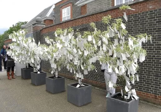 yoko ono wish tree serpentine gallery, londra
