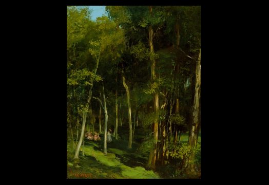 la ronde enfantine, by courbet