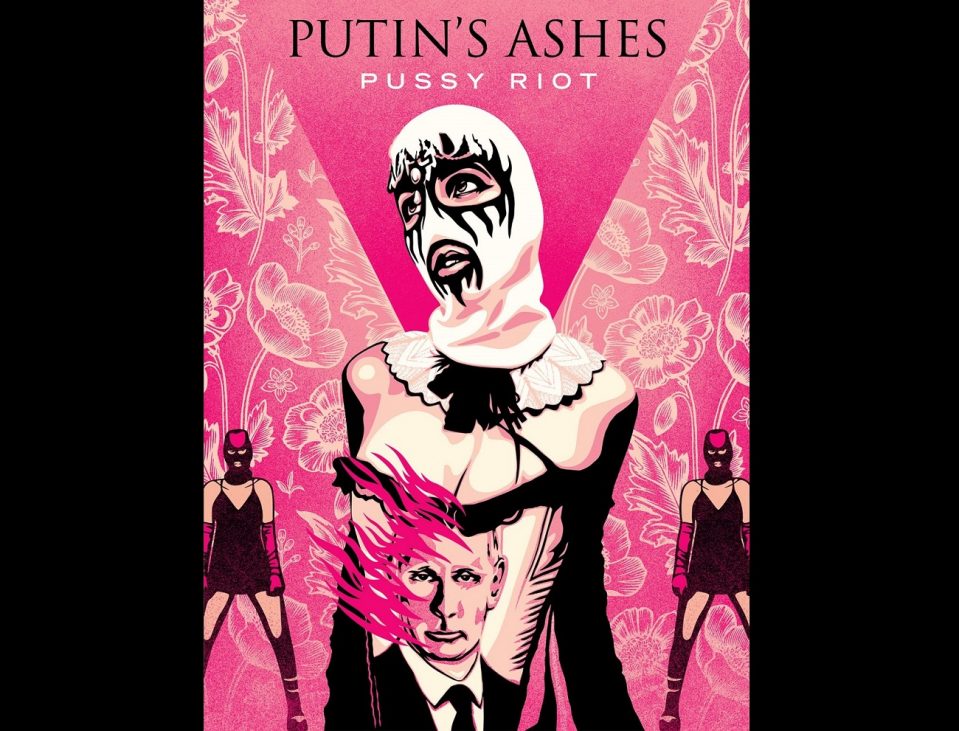 shepard fairey and pussy riot, putin’s ashes (2022). courtesy of the artists