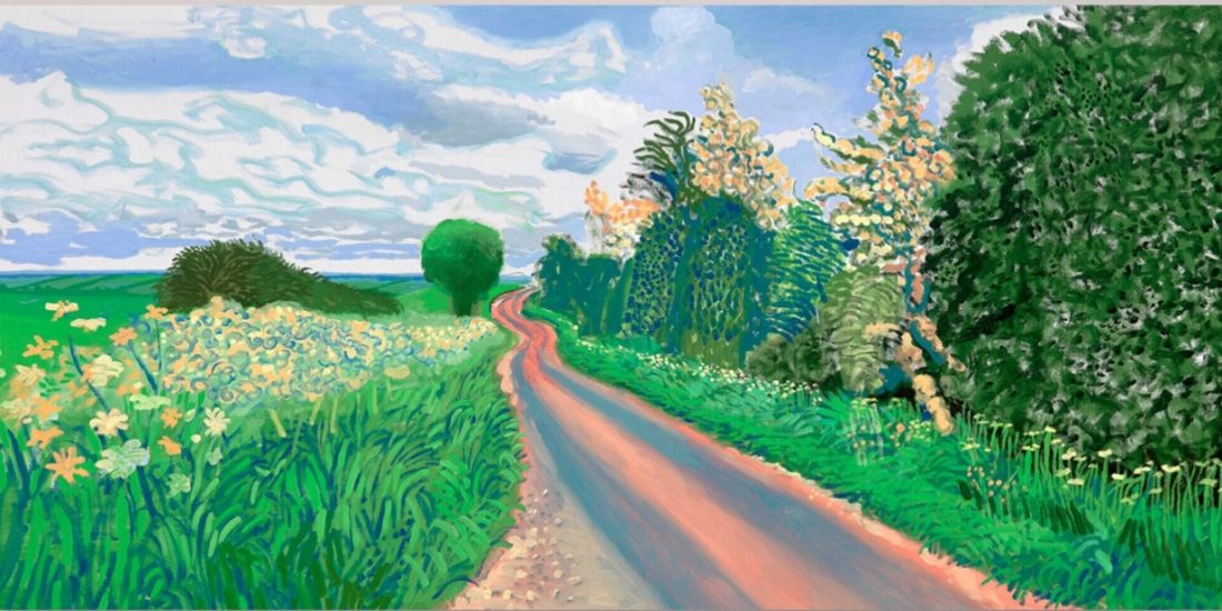 christies paul allen collection early blossom, david hockney