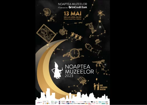 afiș noaptea muzeelor 2023