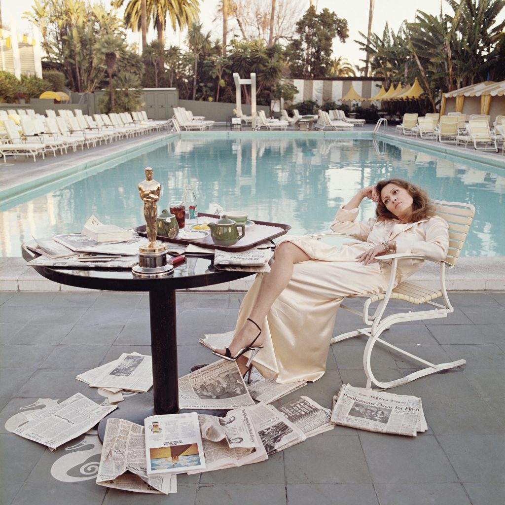1977 terry oneill ‘faye dunaway the morning after winning an oscar for best actress at the academy awards in beverly hills los angeles