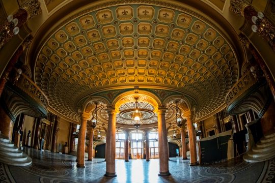 bucharest,,romania, ,may,2,,2017:,interior,of,romanian,athenaeum