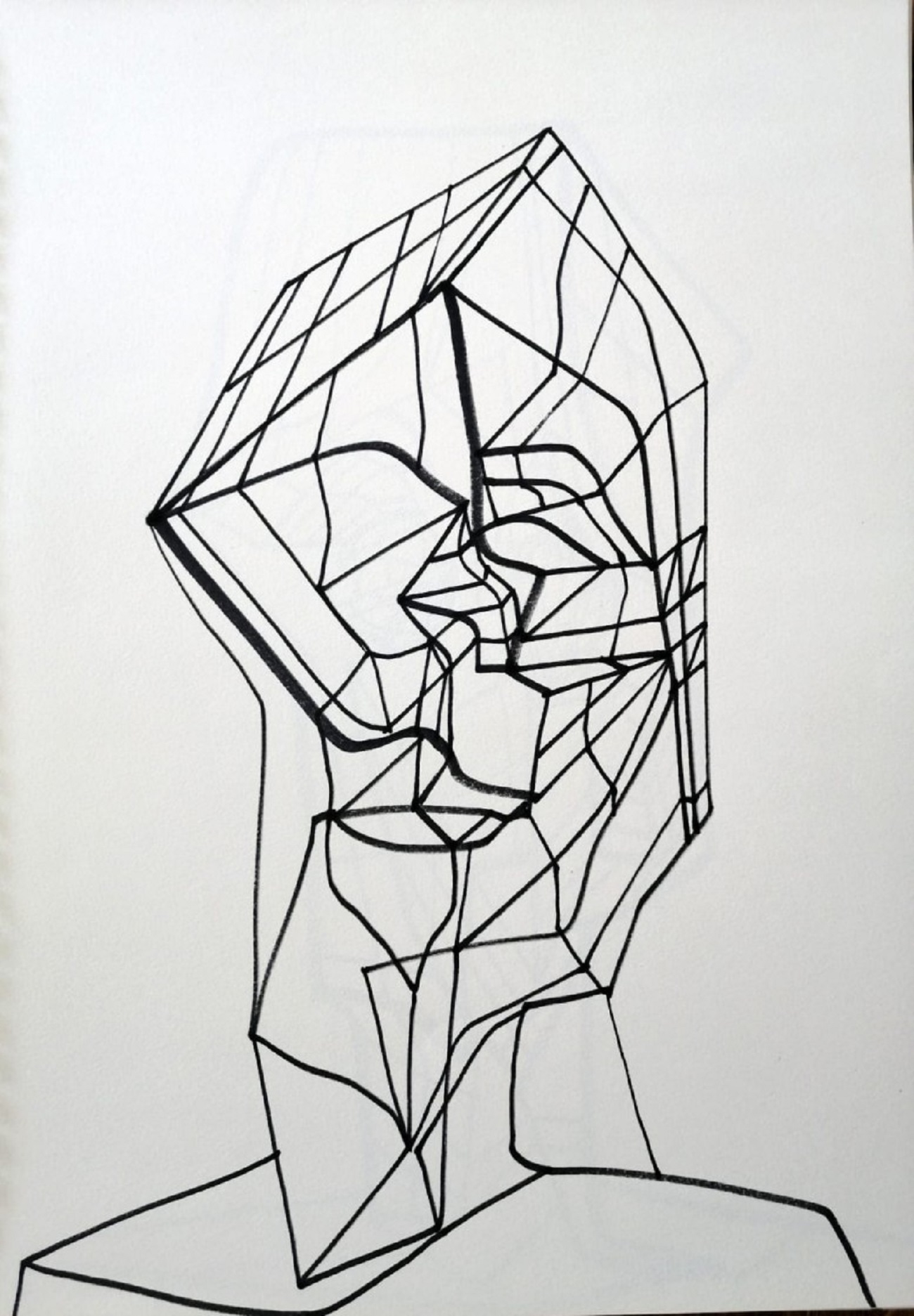 lucian sandu milea, untitled ii, ink on paper, 30x40cm