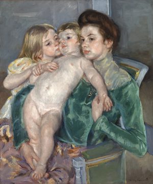 the caress, 1902, mary casssatt