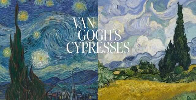 van gogh cypresses