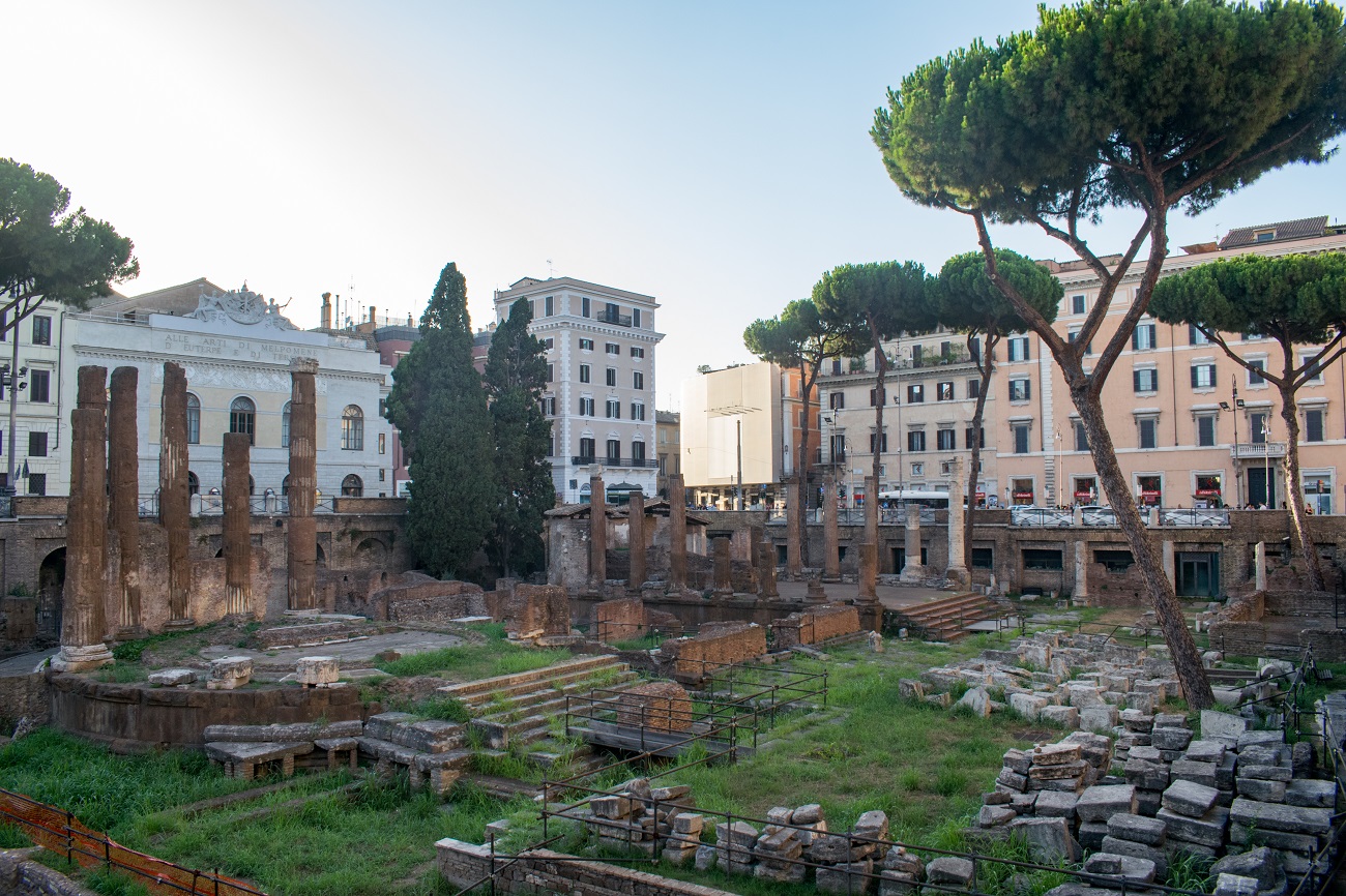 rome, ,august,11,2019:,the,excavation,site,of,curia