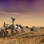 mars,explore,mission.,the,perseverance,rover,deploys,its,equipment,against