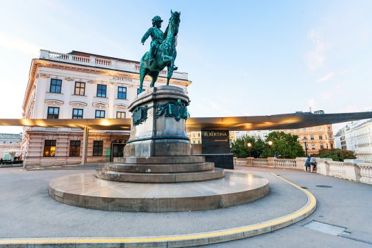 vienna,,austria, ,september,28,,2015:,franz,joseph,i,monument