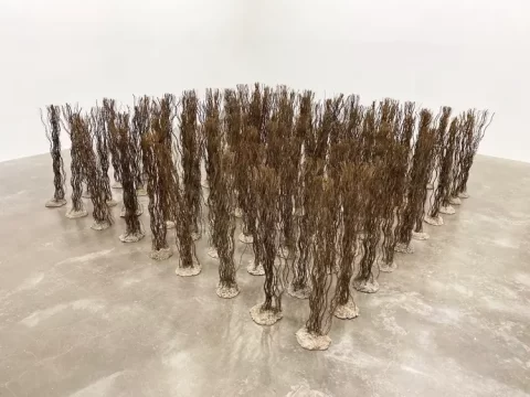 maren hassinger, field, 1983 susan inglett gallery, nyc