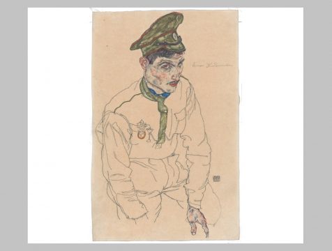 russian war prisoner, egon schiele