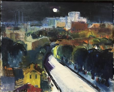 gheroghe vânătoru peisaj bucureștean, curatorial.ro