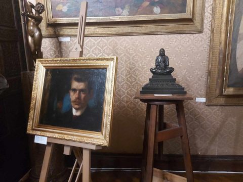 kimon loghi, „portretul sculptorului frederic storck”, curatorial.ro