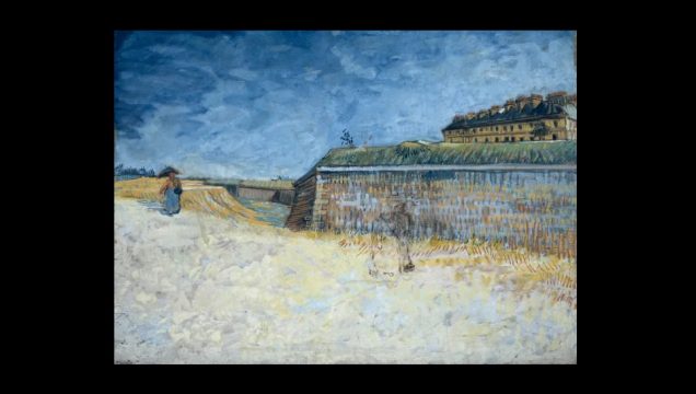 van gogh the fortifications of paris with houses, whitworth manchester university