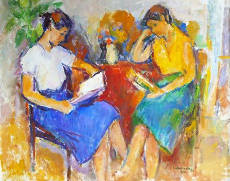 ion musceleanu, fete citind, alis