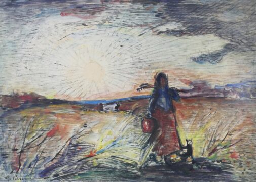 Întoarcerea de la câmp, gheorghe petrașcu, alis