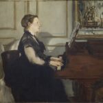 edouard manet madame manet au piano, 1866