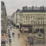 pissarro, rue saint honoré, thyssen bornemisza