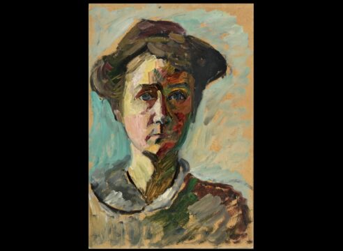 gabriele munter, autoportret, museo nacional thyssen bornemisza, madrid © dacs 2022
