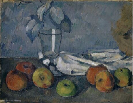 'glass and apples' by paul cézanne, 1879 1882