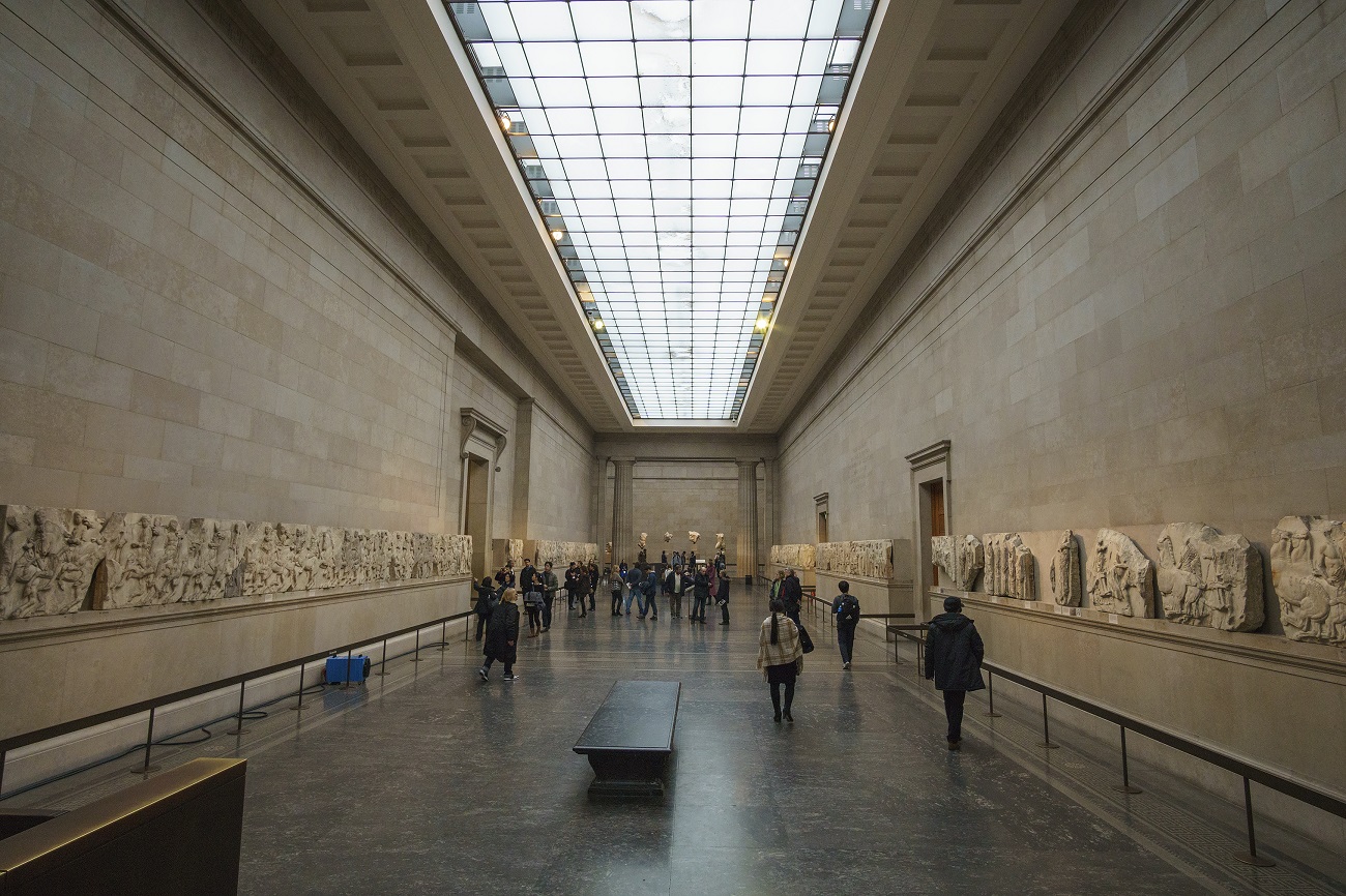 london,,england, ,february,2017:,the,parthenon,galleries.,elgin,marbles