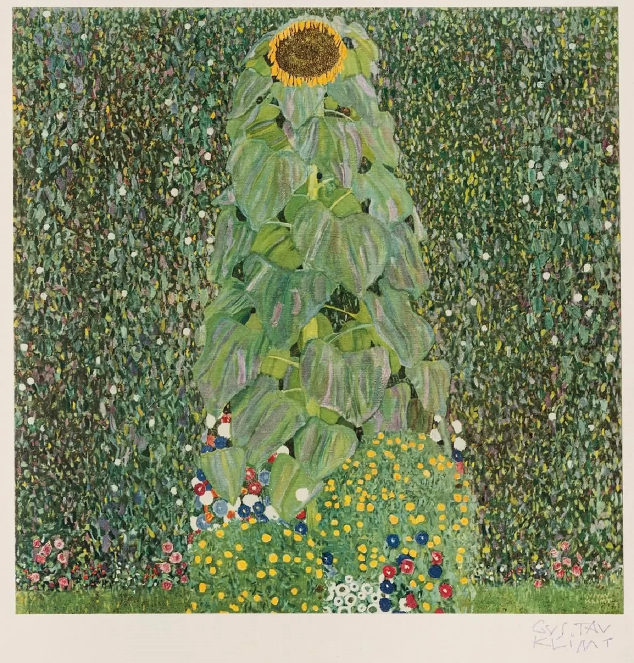 klimt “sunflower” (1907 08)