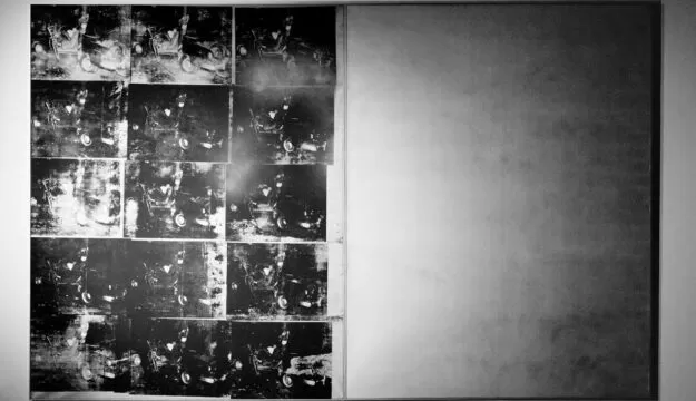 warhol, silver car crash, sotheby’s
