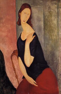 amedeo modigliani portrait de jeanne hébuterne (1919)