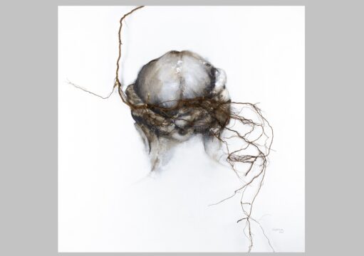 anka moldovan, 2023 tierra, 100x100cm