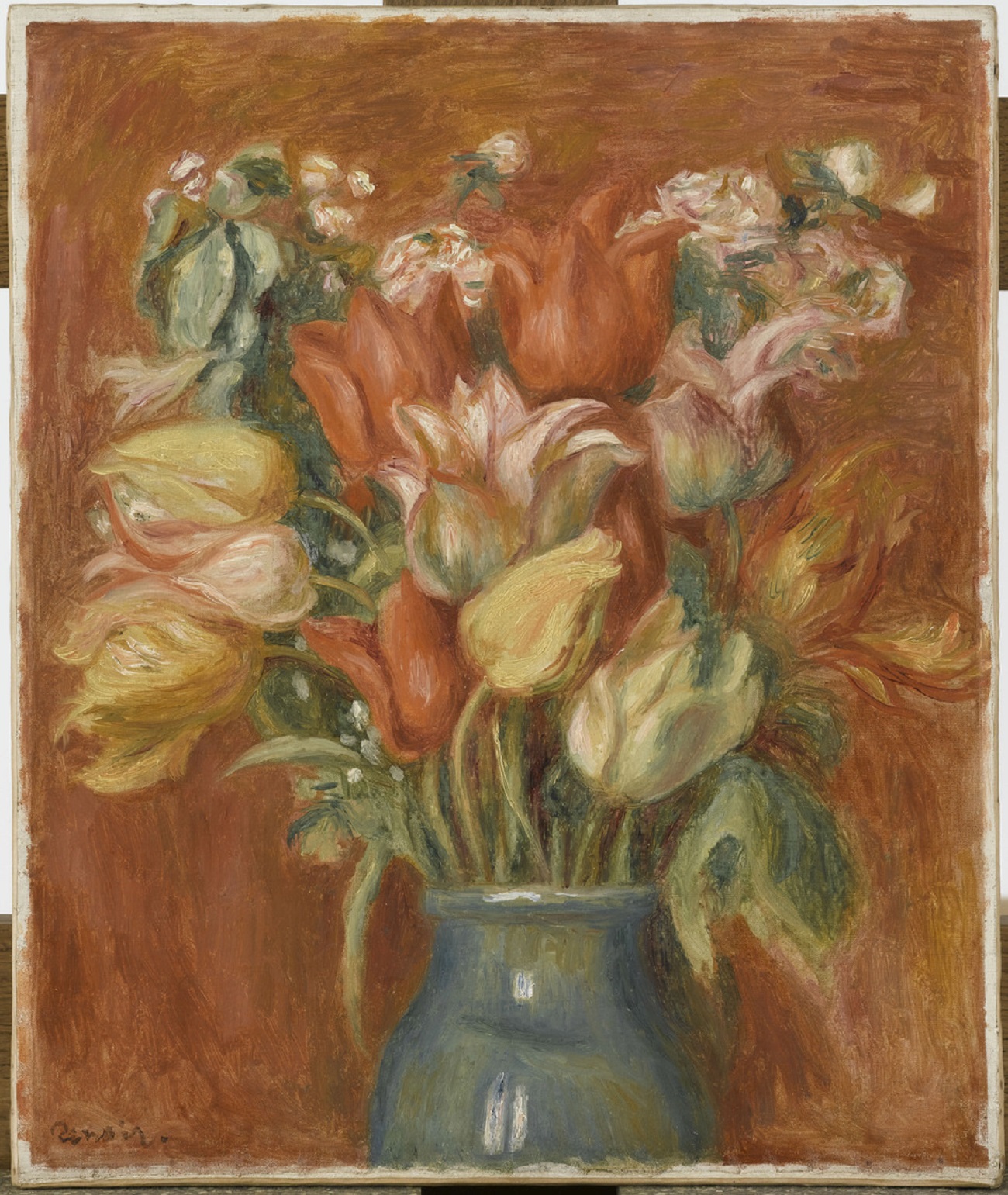 auguste renoir, bouquet de tulipes
