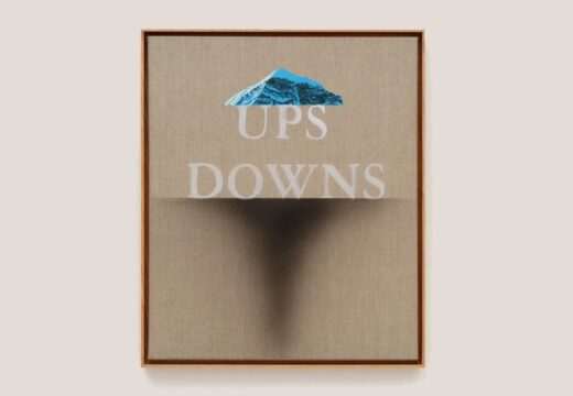 ed ruscha, ups downs, 2023, gagosian