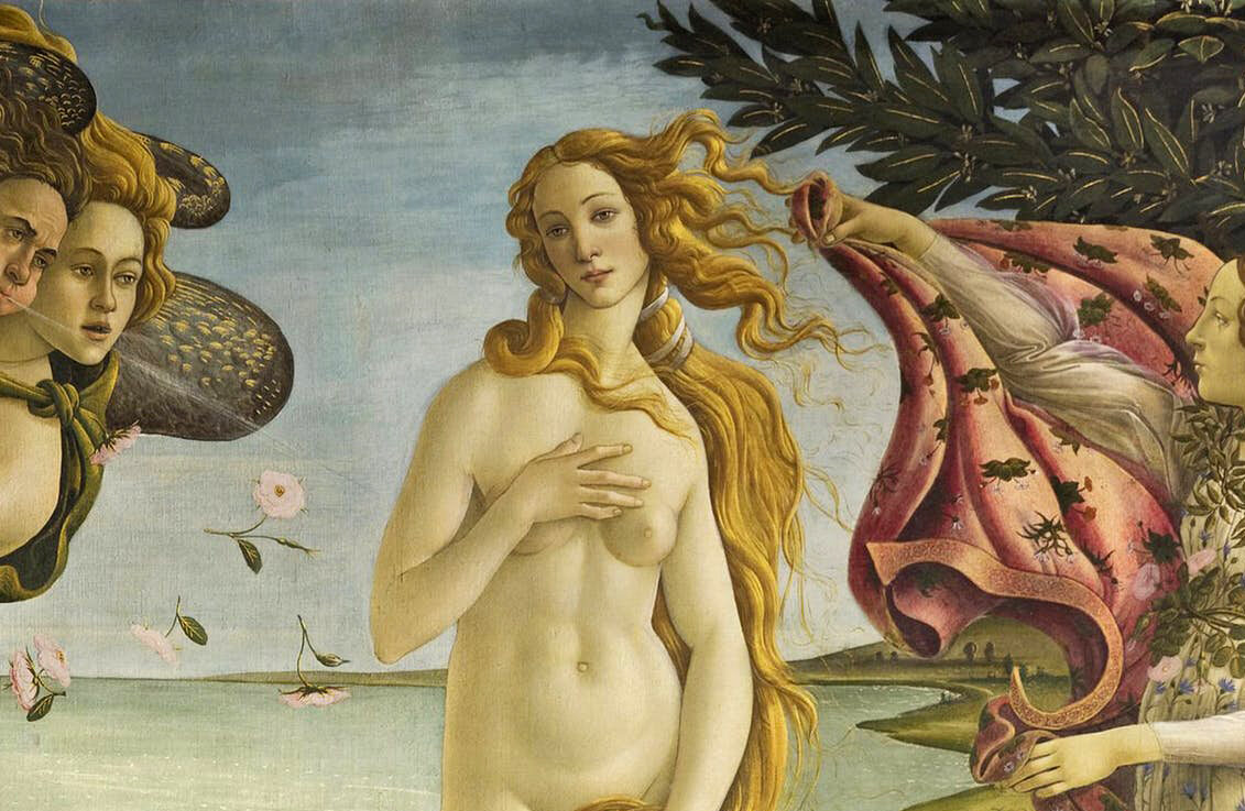 el nacimiento de venus, por sandro botticelli