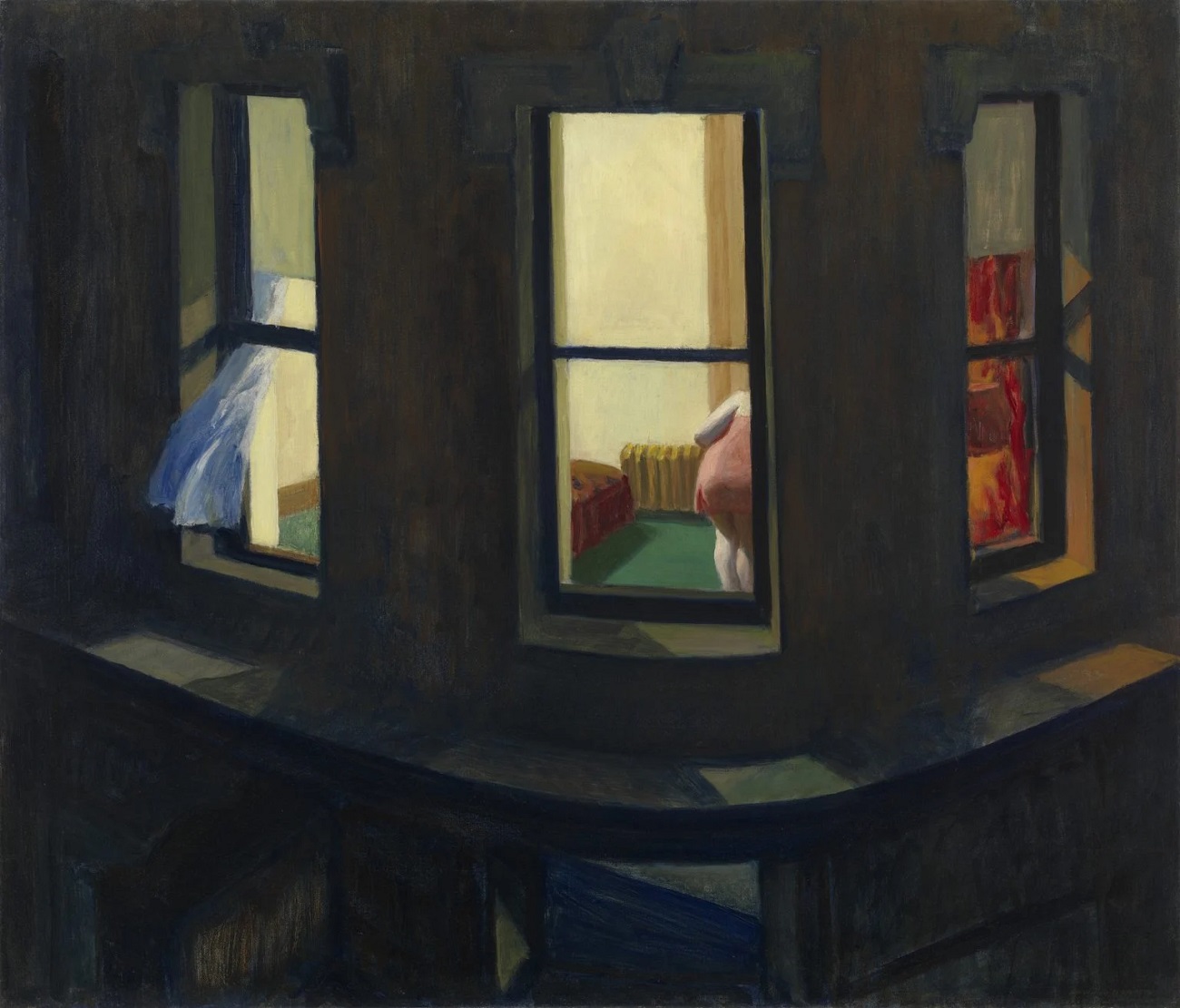 edward hopper, night windows (1928), museum of modern art, new york