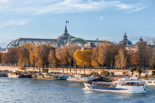 paris,,france, ,october,2022,:,tour,boat,cruising,on