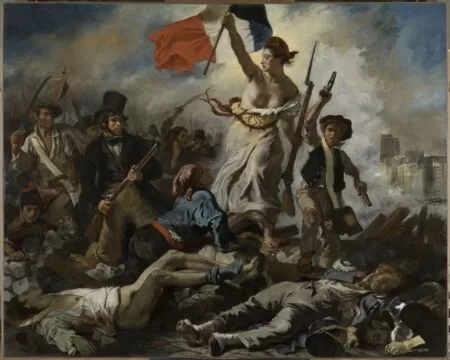la liberté guidant le peuple, delacroix, luvru, dupa restaurare