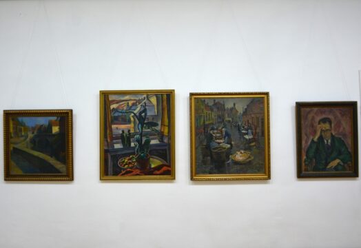 detaliu galeria de arta romaneasca perete hans eder
