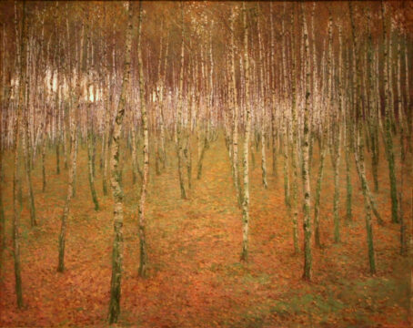 antonín slavíček birch mood 1897