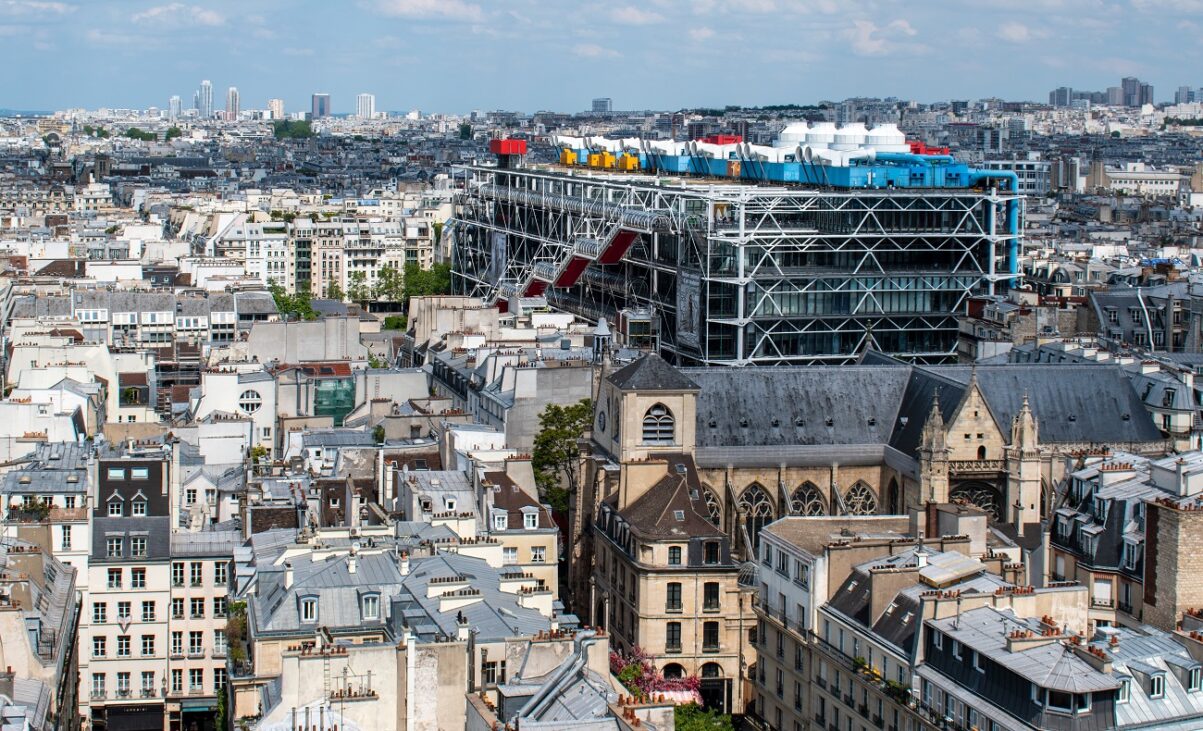 the,beaubourg,district,in,the,center,of,paris,(france)