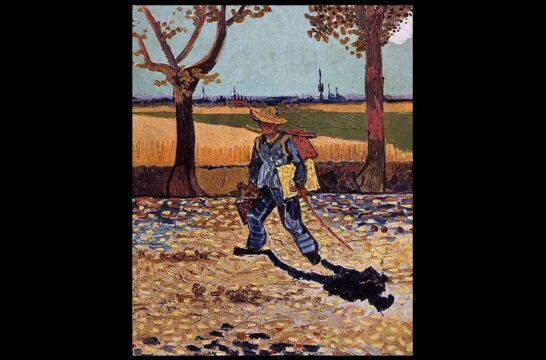painter on the road to tarascon, 1888, foto kulturhistorisches museum magdeburg