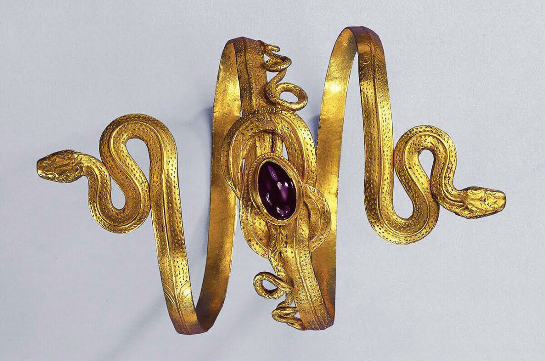Brățară elenistică sub formă de șarpe, Muzeul Bijuteriilor din Pforzheim