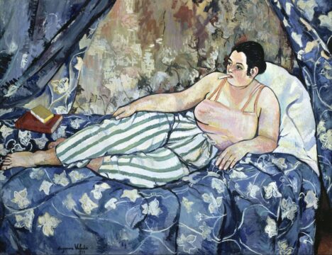 the blue room, 1923, suzanne valadon, centre pompidou