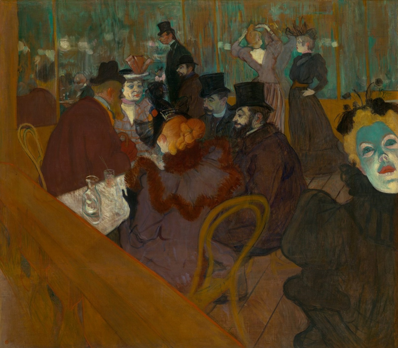 henri de toulouse lautrec, au moulin rouge art institute of chicago