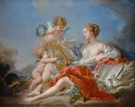 François Boucher - Alegoria muzicii