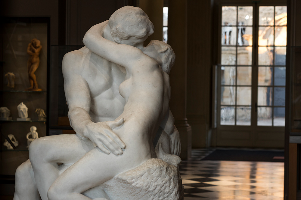 auguste rodin, kiss, sarutul