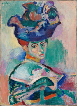 henri matisse femeie cu palarie (1905)