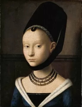 petrus christus portretul unei tinere femei 1465 1470 copy