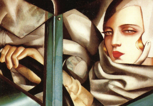 Tamara de Lempicka, Autoportret în Bugatti verde, 1929