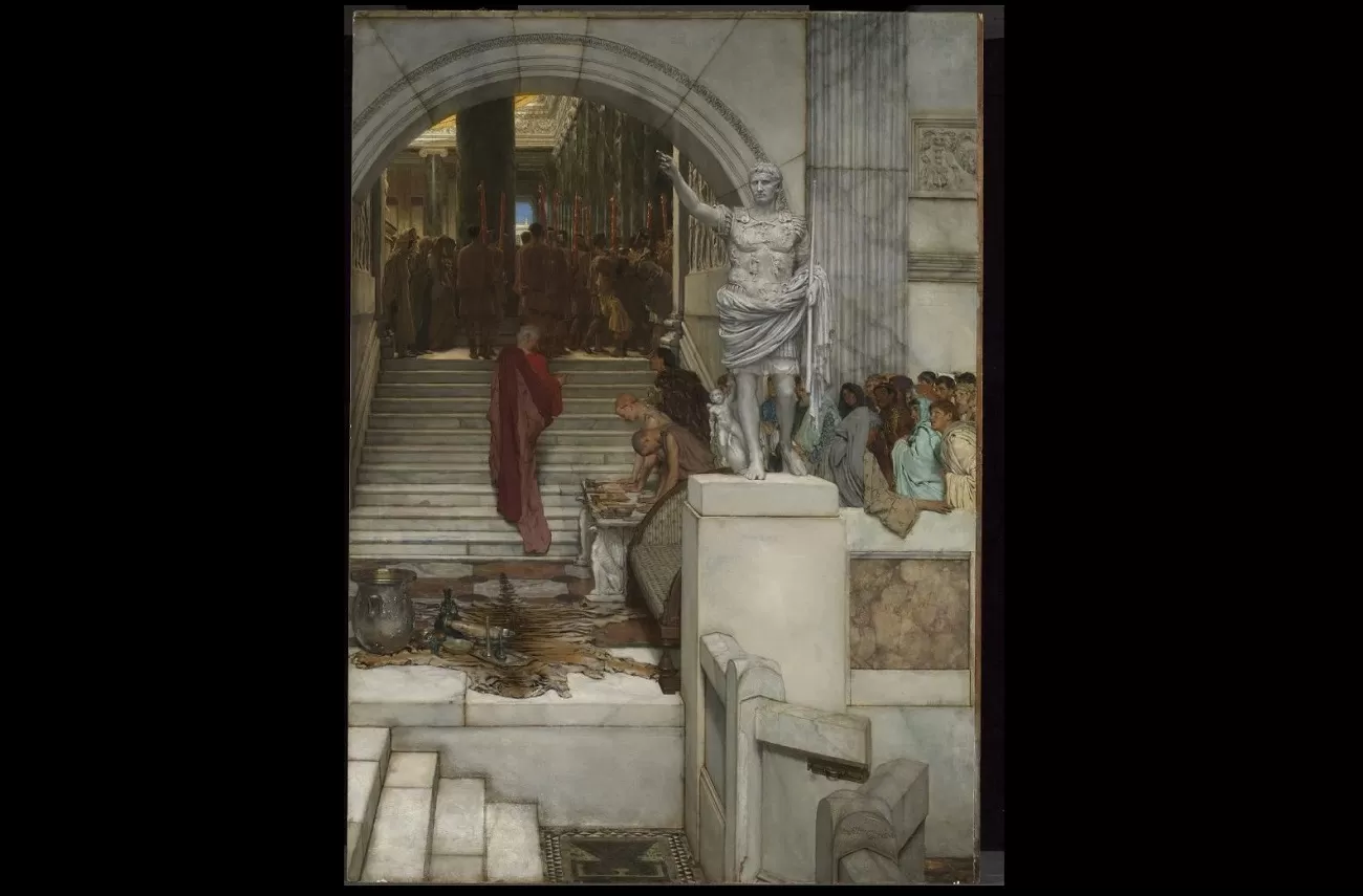 after the meeting, lawrence alma tadema