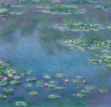 claude monet water lilies 1906, ryerson