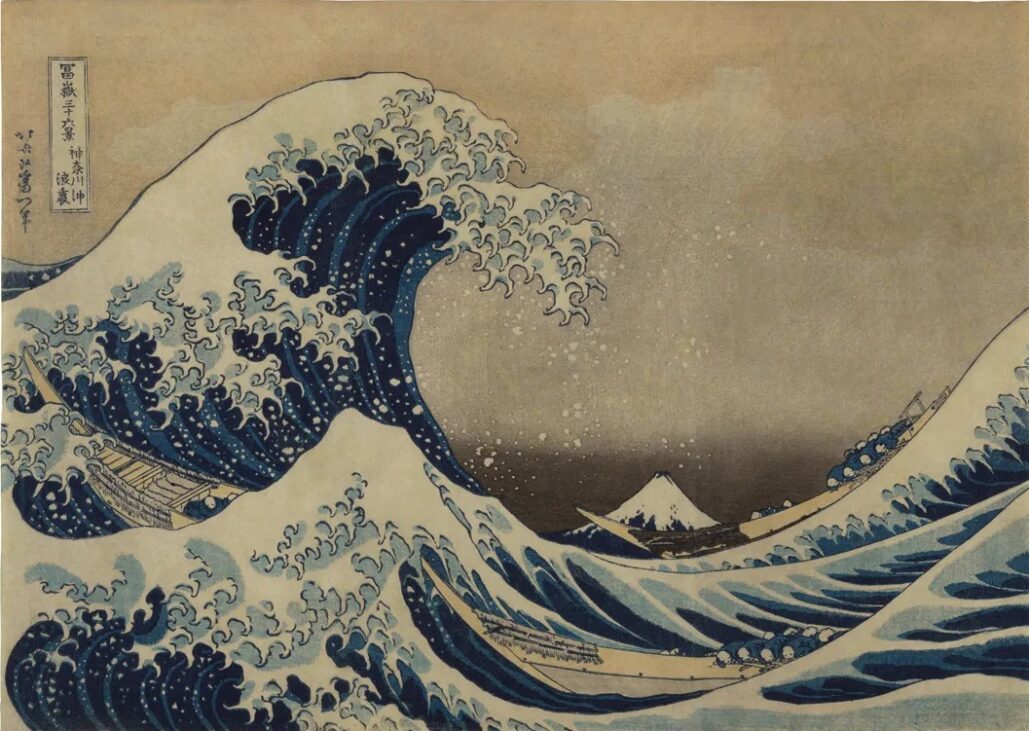 katsushika hokusai, bonhams